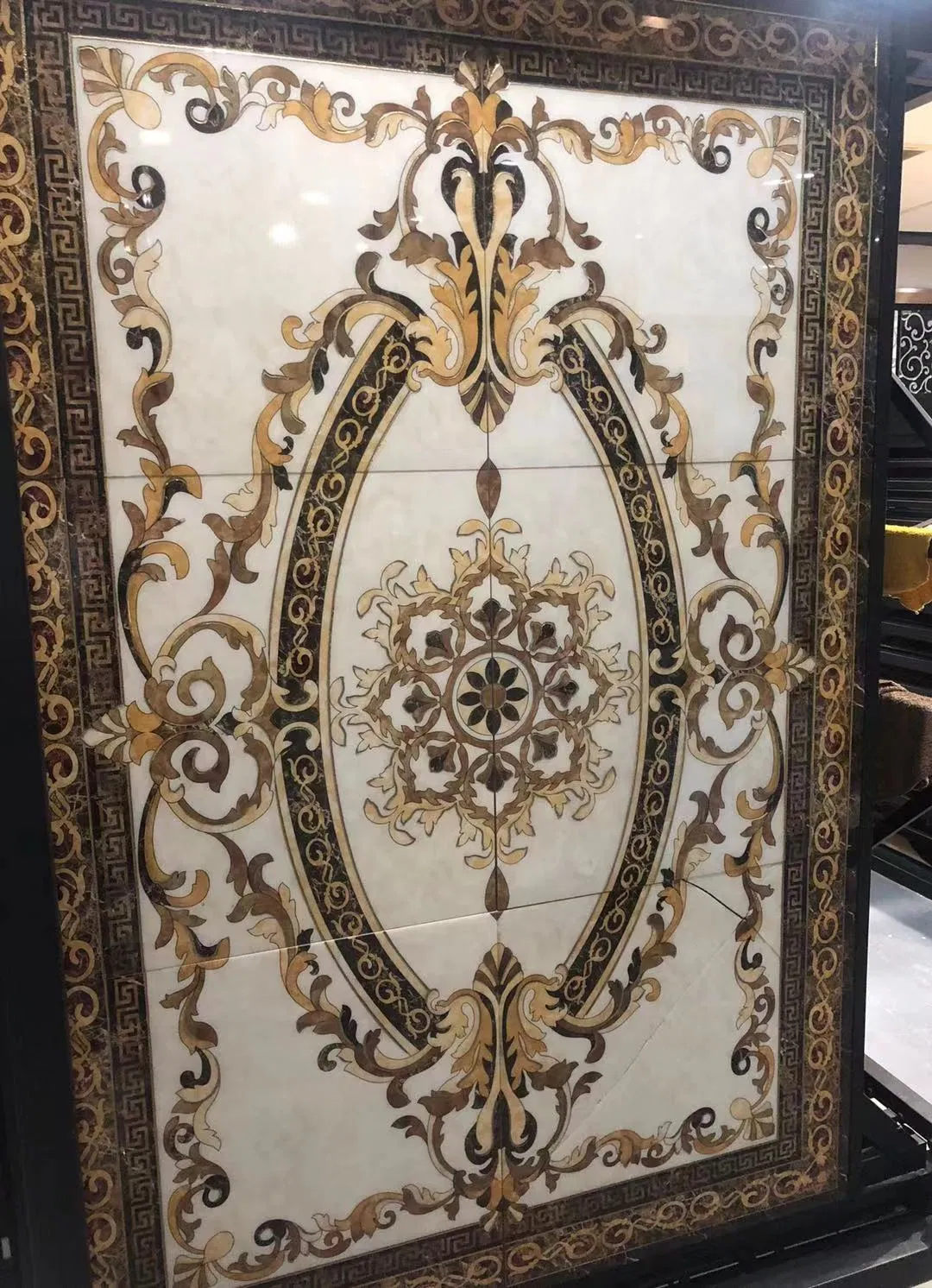 1200 X 1800 mm Large Size Decoration Polished Glazed Ceramic Carpet Floor Tile