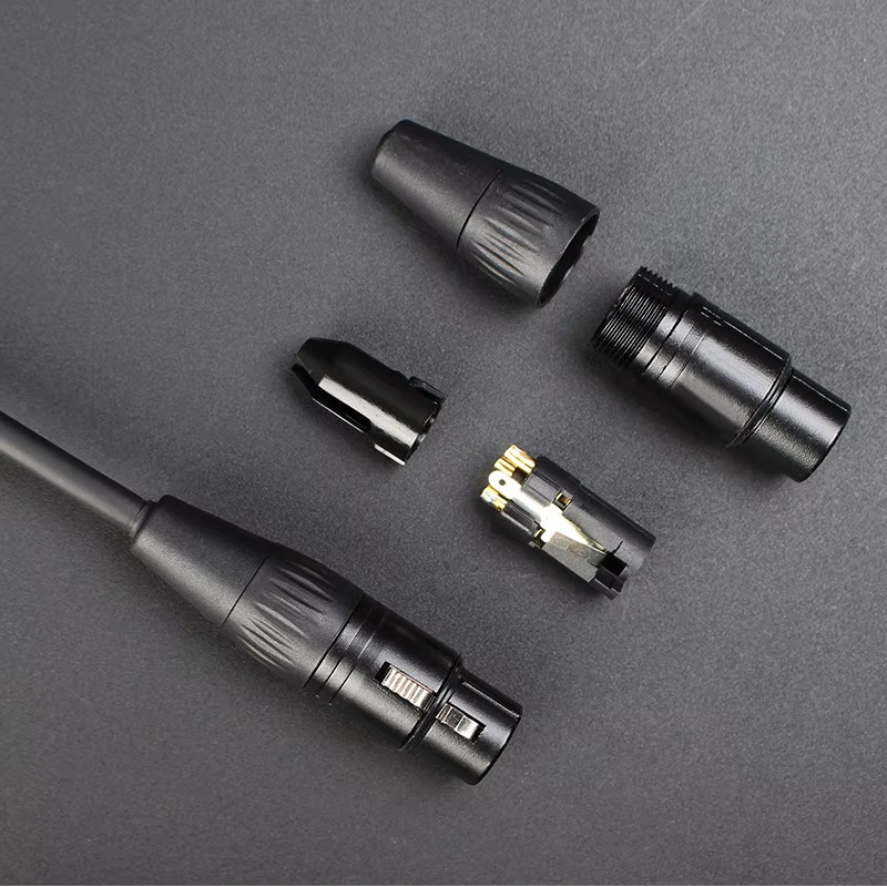 OFC Shilelded XLR Kabel 1m 2m 3m 5m 10m 15m 20m 30m 50m 100m XLR Connector 3 Pin Microphone Audio Cable Custom Color