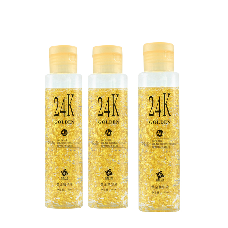 Hot Selling Private Label First-Level Agent Best Skin Whitening Face Beauty Salon 24 K Gold Serum