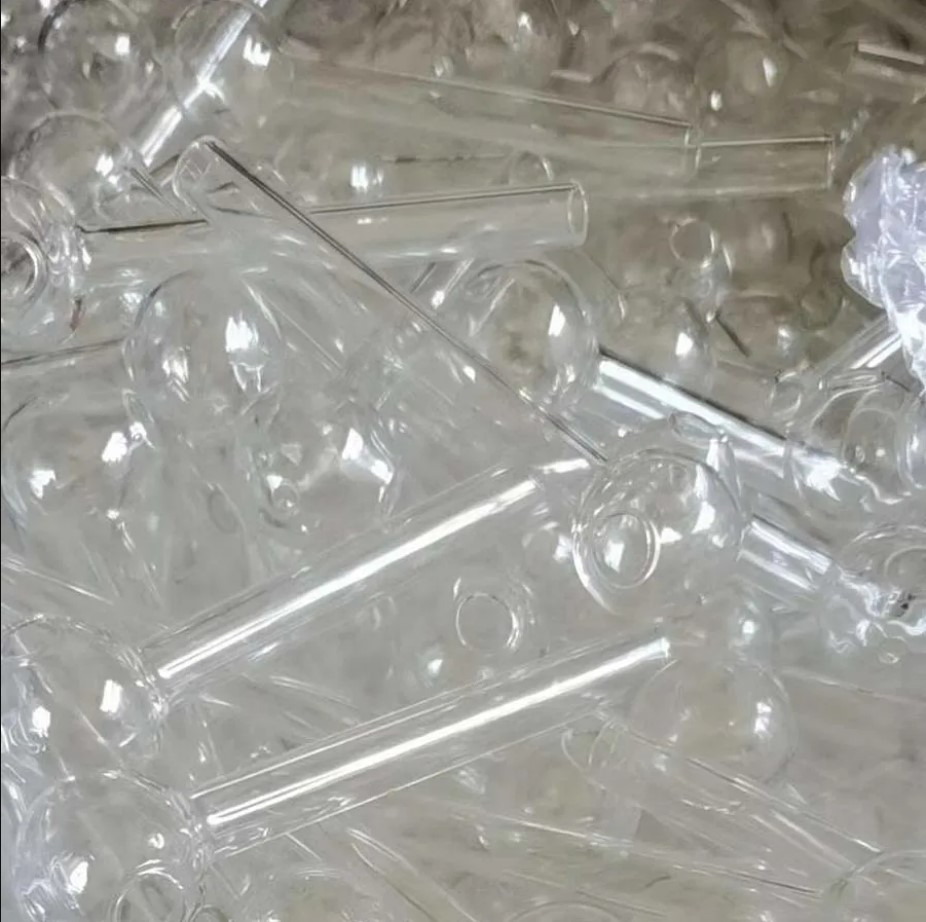 20cm (7.9 inch) Long Oil Burner Thick Pyrex Large Transparent Glass Pipe for Smoking Bubbler Tube