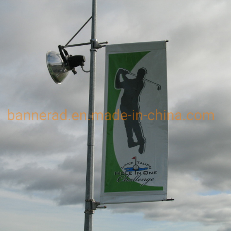 Banner Arm Outdoor Street Light Pole Advertising