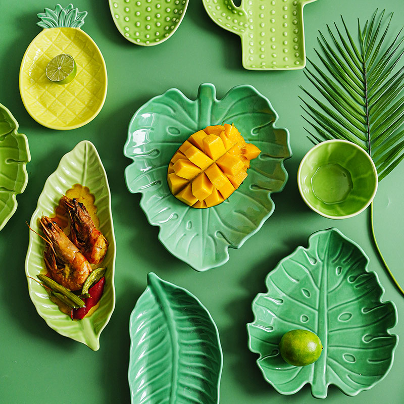 High Quality Cactus Bowl Children Cute Ceramic Rice Salad Soup Bowl