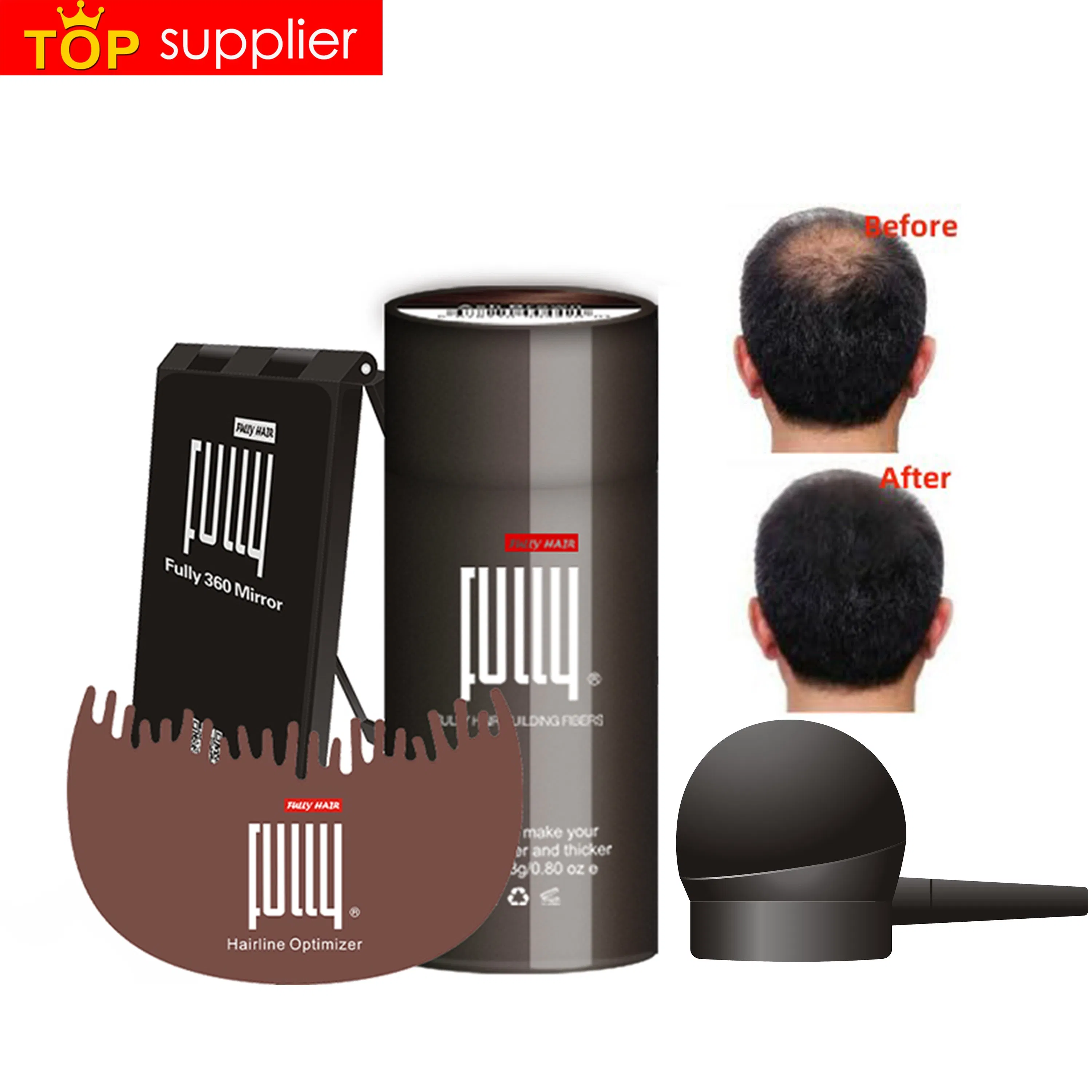 Волокна для увеличения объема волос FULLY Keratin