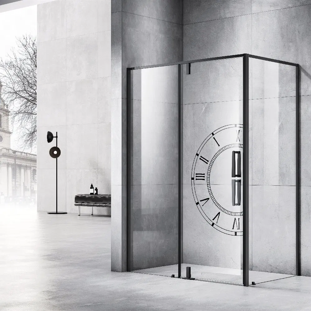 Sleek Frameless 8mm Tempered Glass Shower Door System
