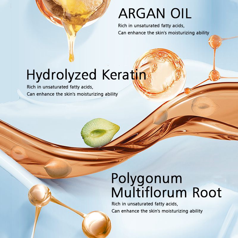 Private Label Argan Oil Keratin Hair Milk for Dry Hair Quick Repair Treatment Hair Cream Curly Hair Products