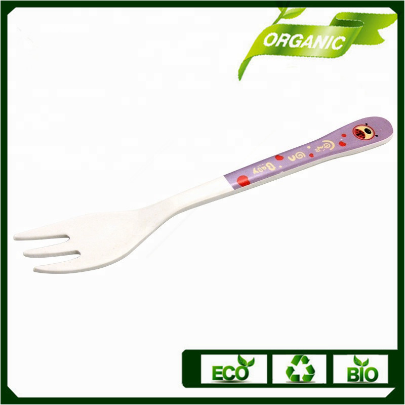 Bamboo Fiber Fork and Spoon Dinner Sets, Melamine Tableware Set