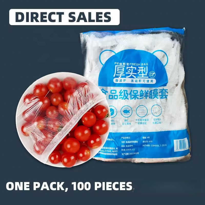 One-Time Use Disposable Plastic Wrap Food-Grade Protective Dust Cover Film Home Food Preservation Blow Molding Pallet Packing