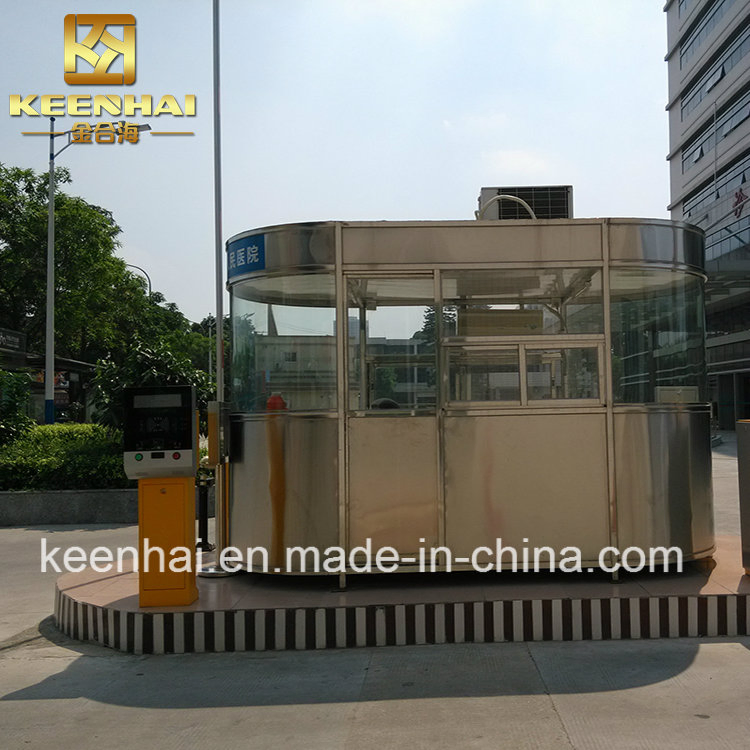 Customed Portable Stainless Steel Prefab Security Booth Kiosk