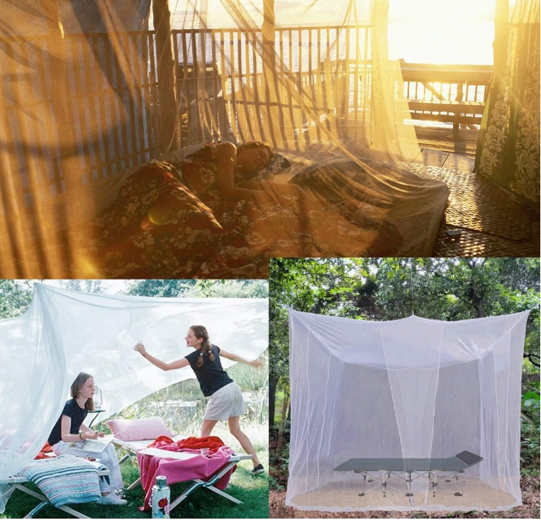 Mosquito Netting for Patio - Extra-Large Mosquito Net for Bed Camping Hammock Porch Garden Outdoor