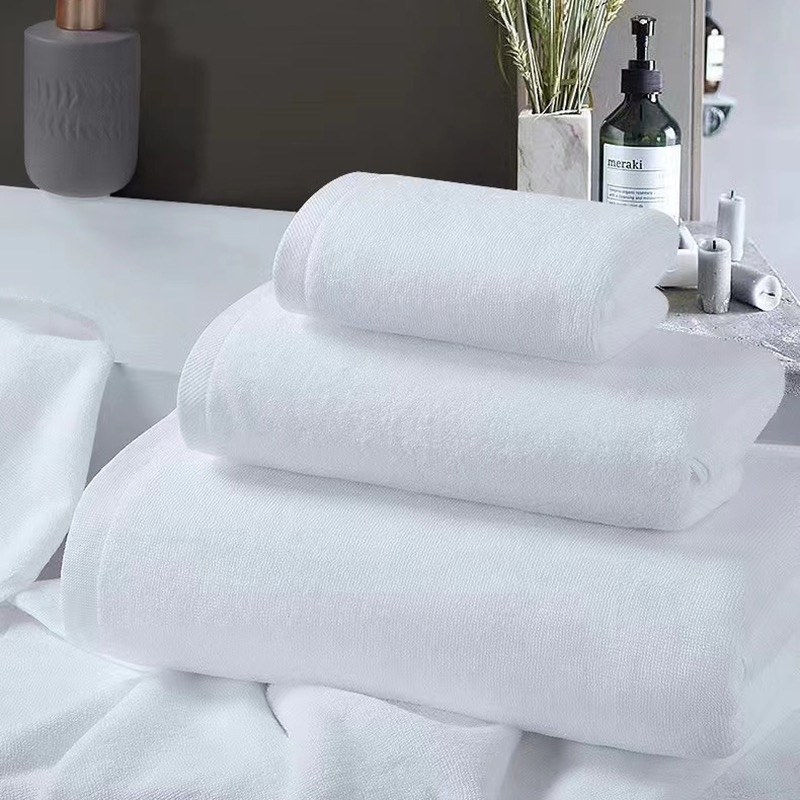 Antibacterial Cotton Towel Square Quick-Dry Lightweight High Grade for Home Beach SPA Salon Hotel Travel
