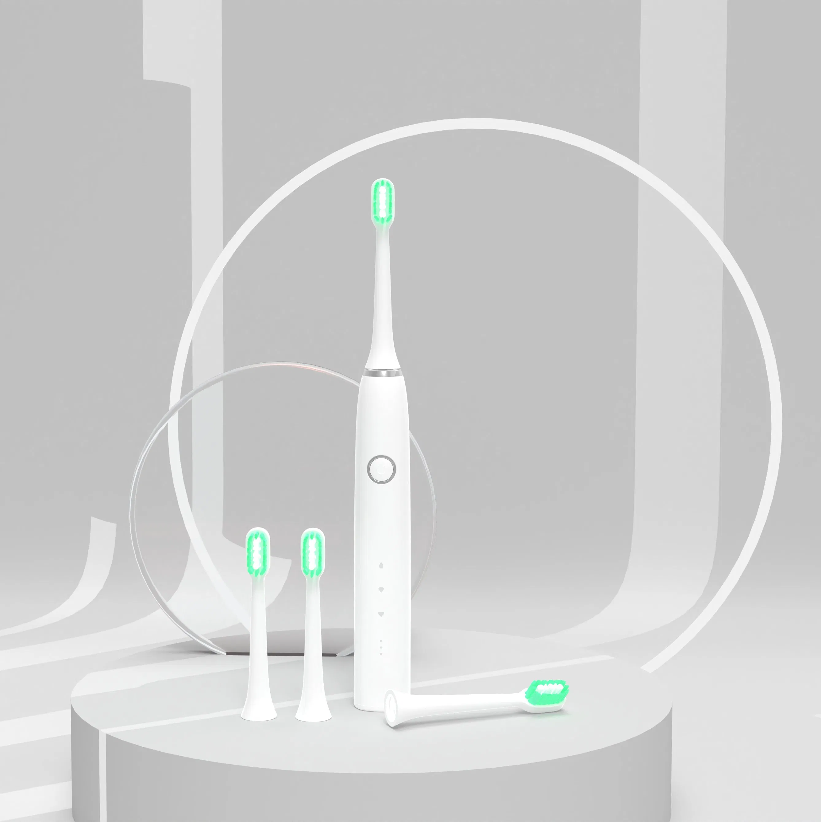 Jssan Sonic Ultrasonic Electric Toothbrushes Ipx7 Portable Sweeping Vibration Electric Toothbrush for Adult Oral Cleaning
