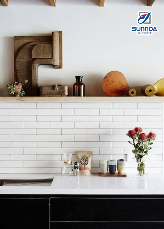 Eco-Friendly Ceramic Wall Tile Backsplash Grey Subway Tile for Kitchen Bathroom Wall Panel for Home Decoration