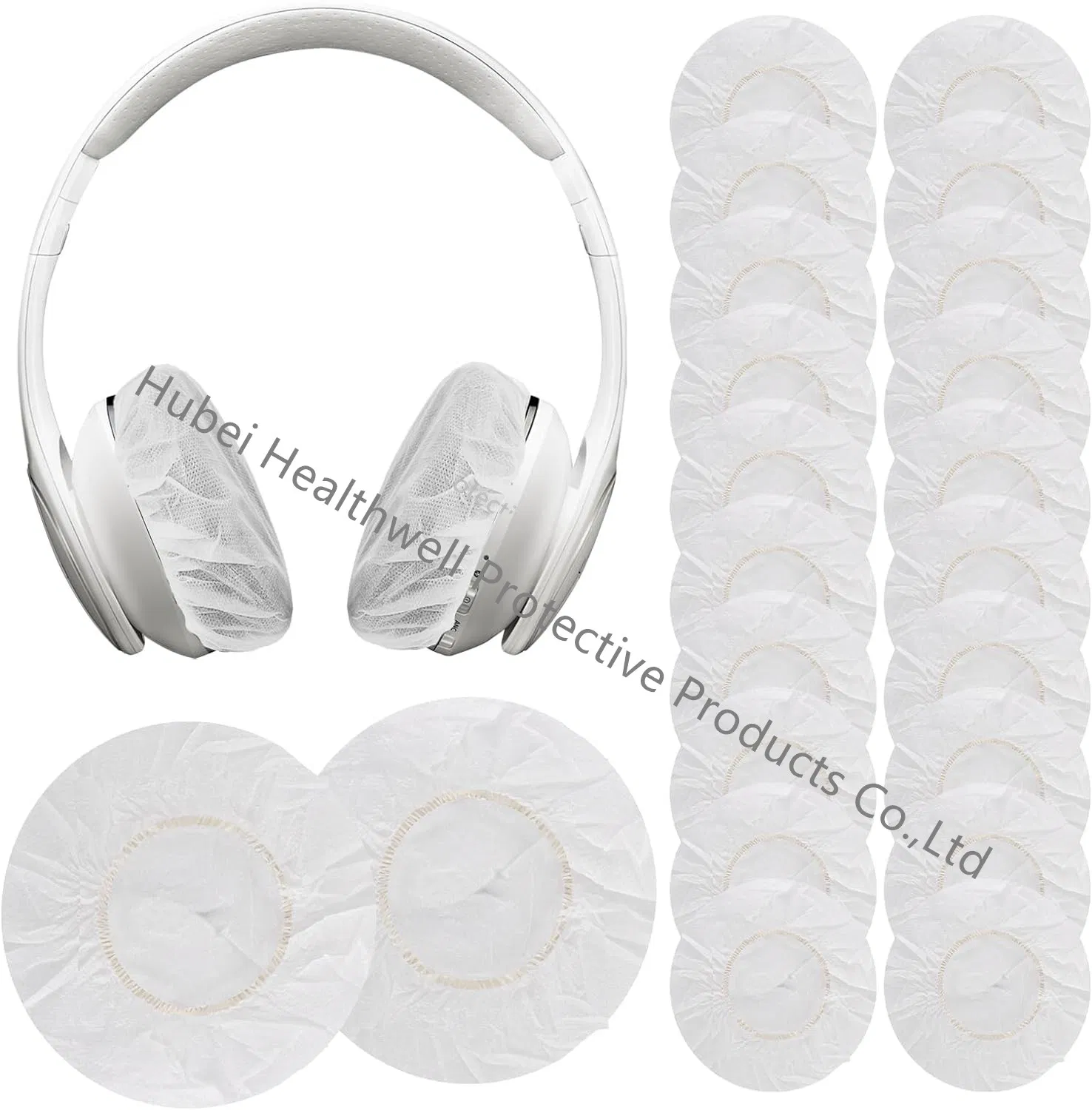 High Quality Non-Woven Sanitary Disposable Stretchable Headphone Cover