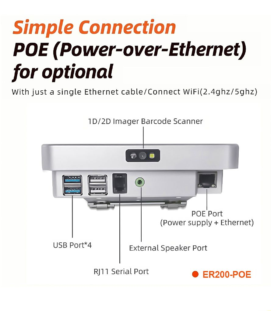 Factory Price 5.5inch Touch Price Checking Bar Code Scanner Price Checker Er200