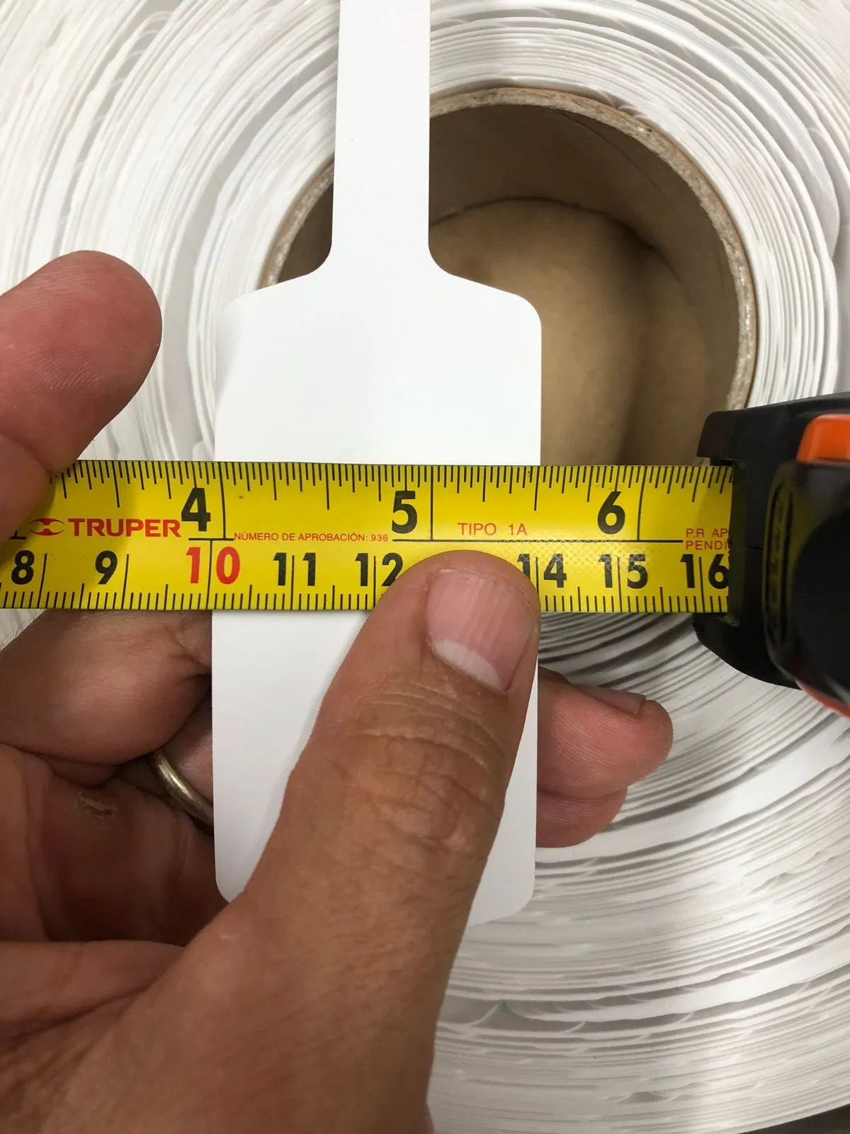 Custom Blank Without Printing Thermal PP Fruit Label Roll