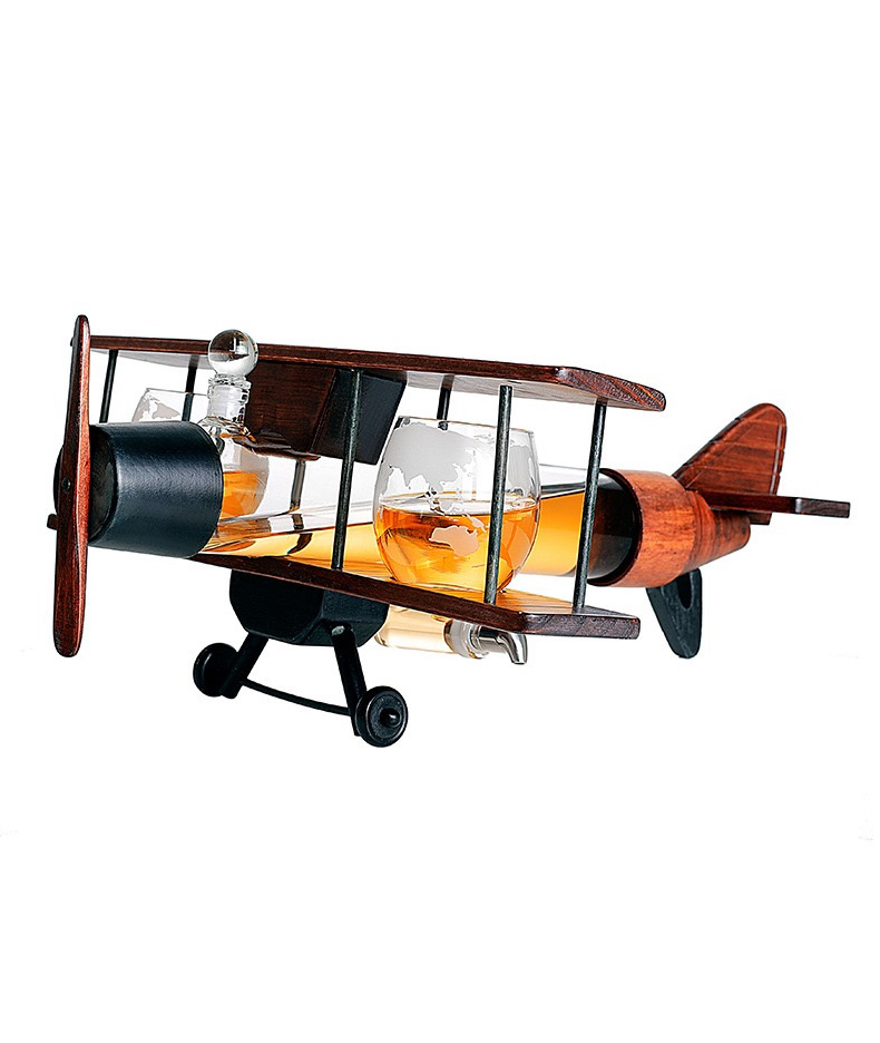 Best Quality Airplane Shaped Wine Decanter Custom Unique Wine Bottle Glass