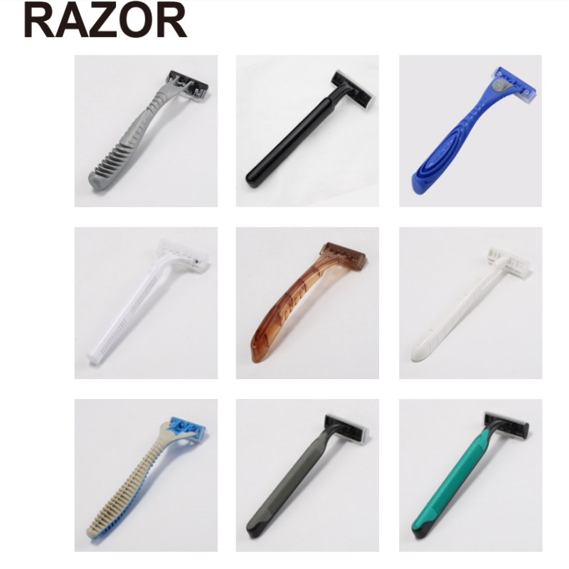 Four Colors Disposable Hotel Razor 06