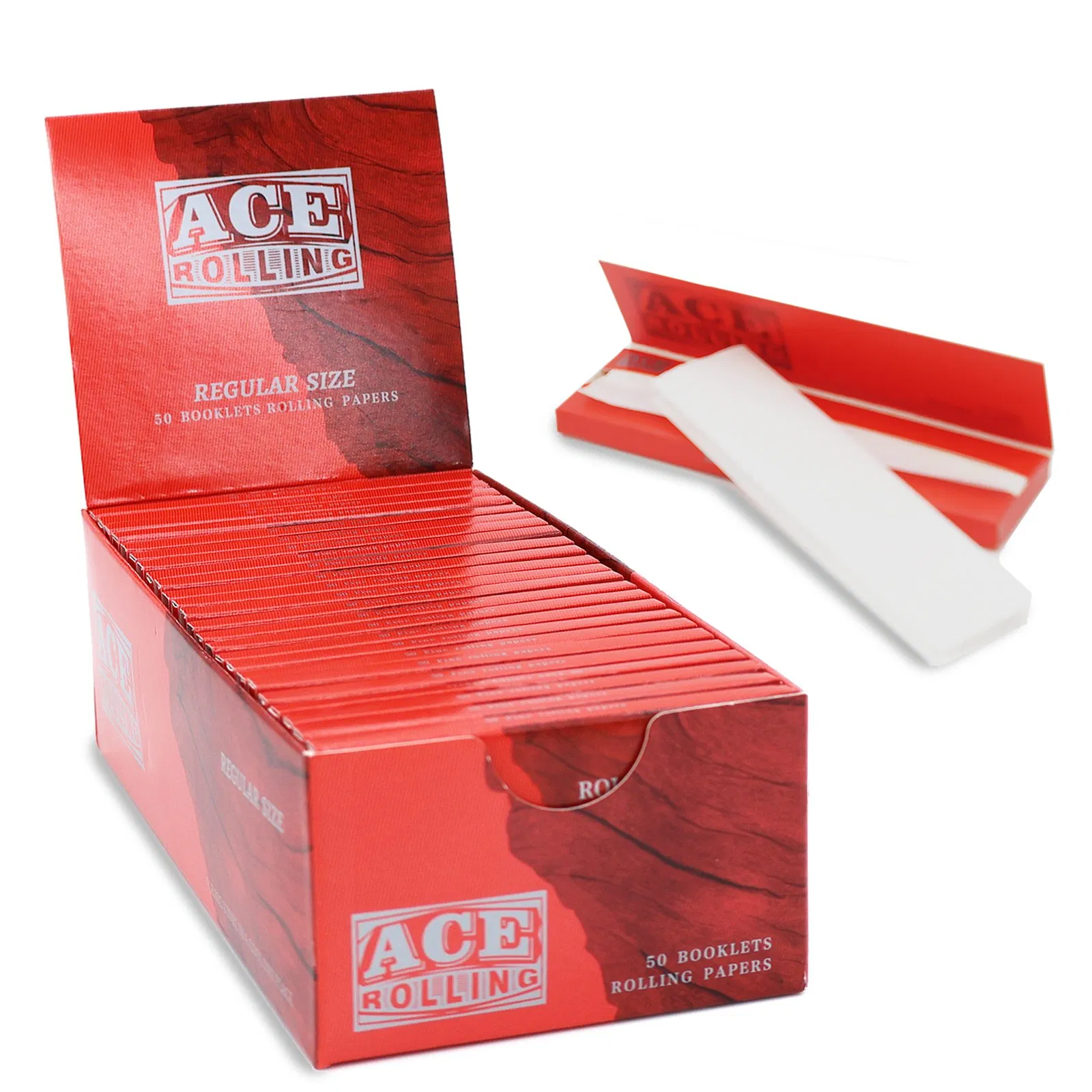 Private Label Customized Regular Size 18g White Cigarette Rolling Smoking Tobacco