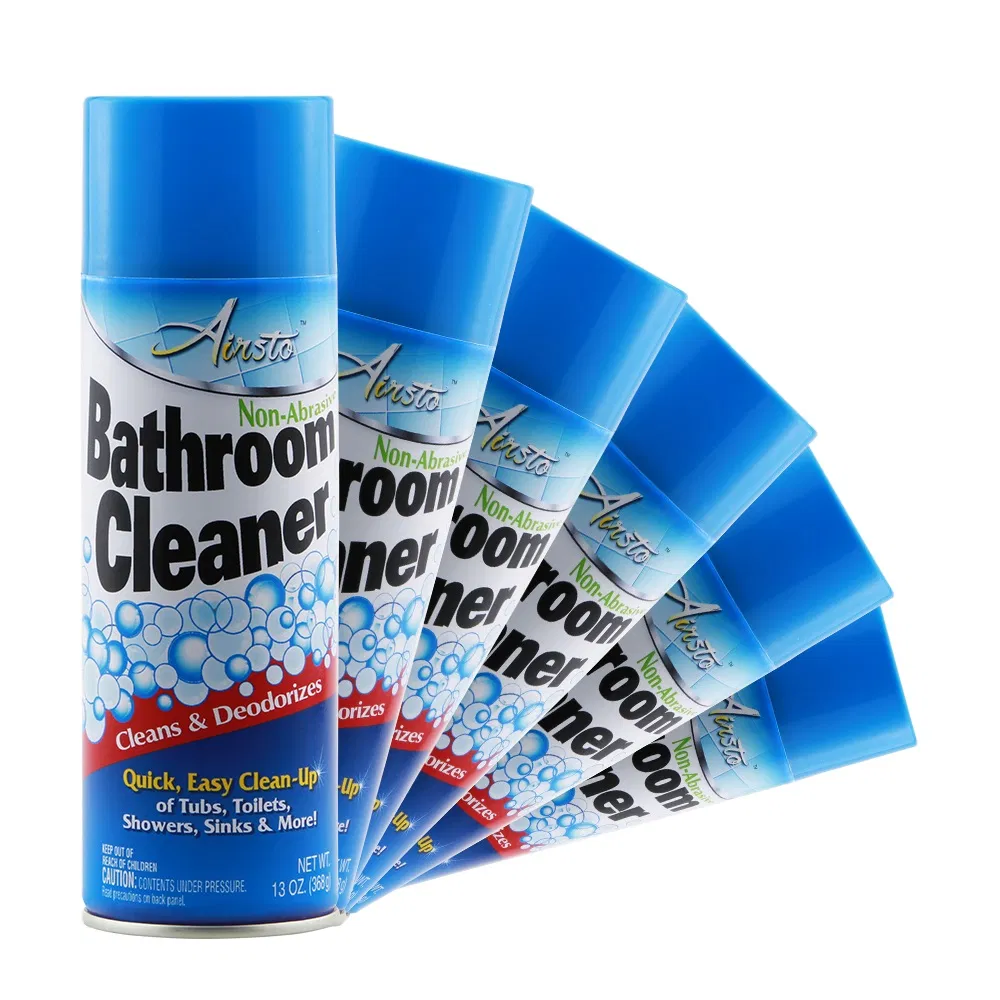 Private Label Manufacturer Bathroom Grime Fighter Bathroom Cleaner Aerosol Cleaner Spray