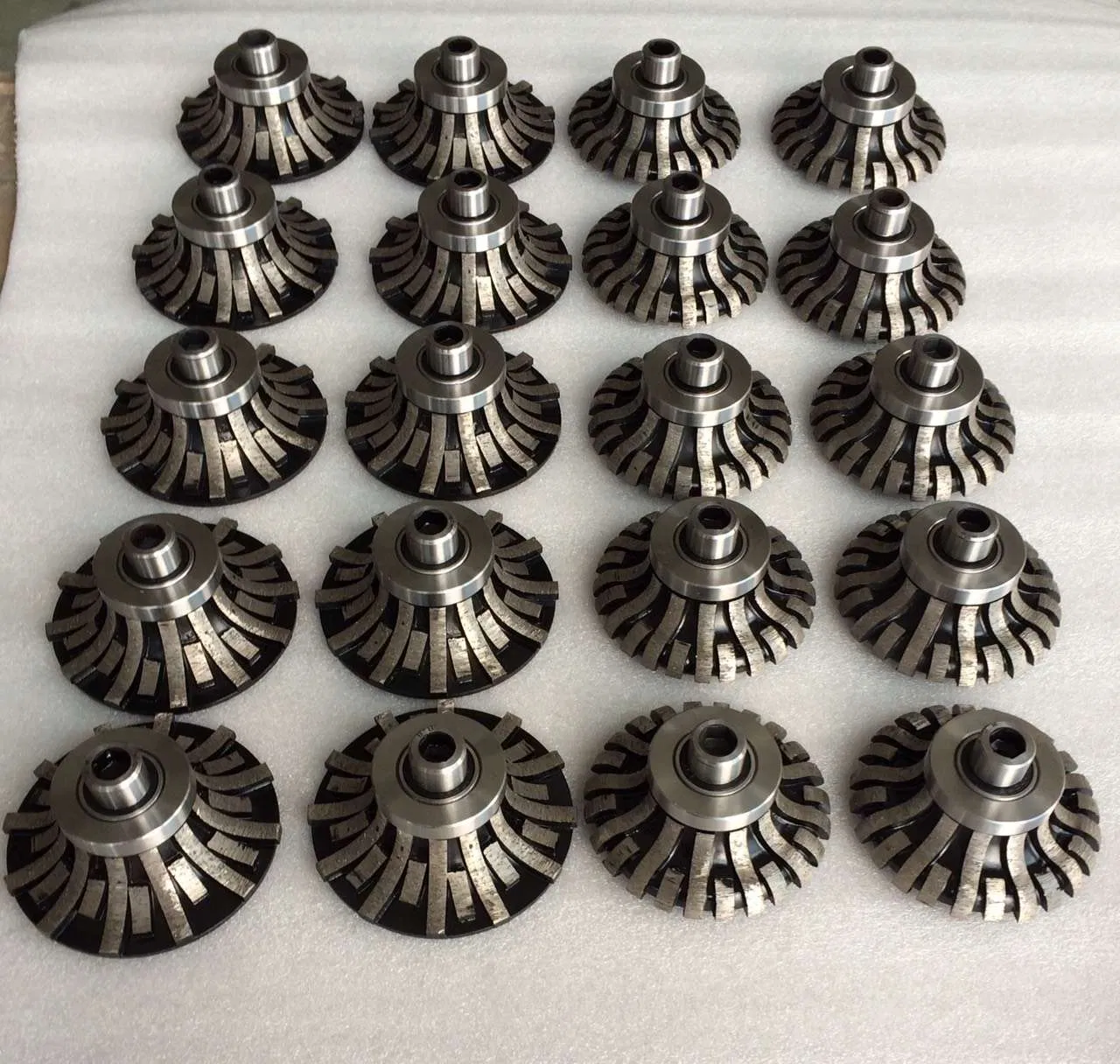 Sintered Segmented Portable Router Bits for Granite