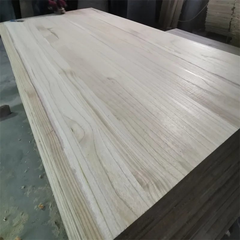 Solid Wood Board, Paulownia and Poplar 6-100 mm Finger Joint Wood Board Plywood