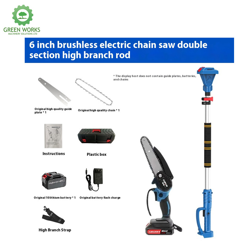 Pole Chain Saw Pole Chainsaw Scissor Pruner Sissor Chainsaw Tree Pole Chainsaw Hand Held Pole Saw Cordless Chainsaw Pruner Electric Pole Chainsaw Pole Saw