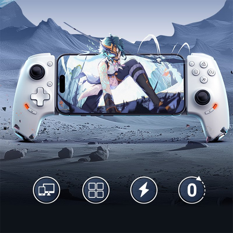 Игровой контроллер Ab01 с Hall джойстиками для Switch/Android/iOS