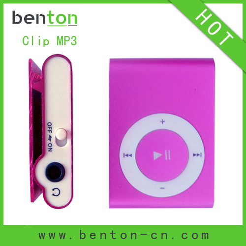 Модный клипсовый MP3-плеер Benton BT-P001