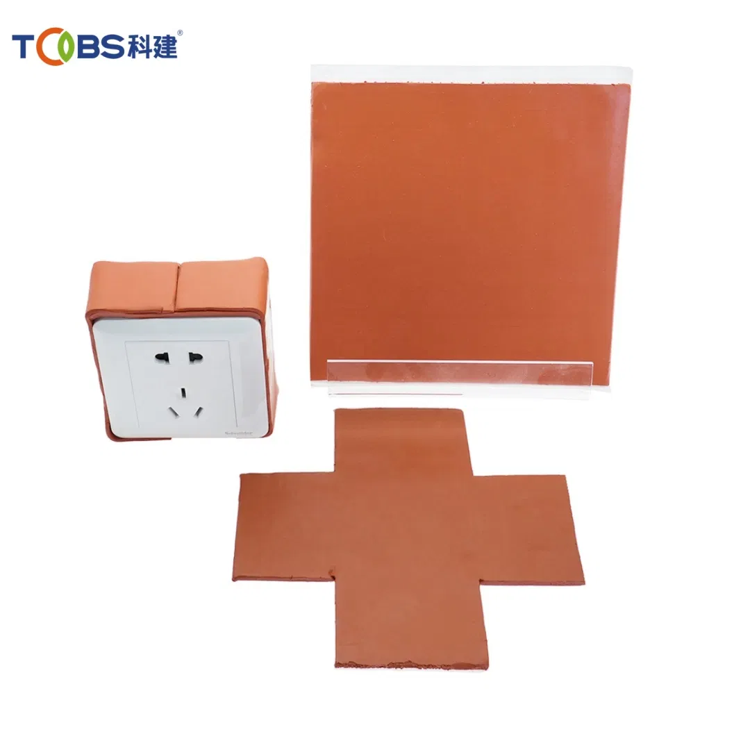 Tobs Red Fire Barrier Moldable Putty Pads for Safe Sealing