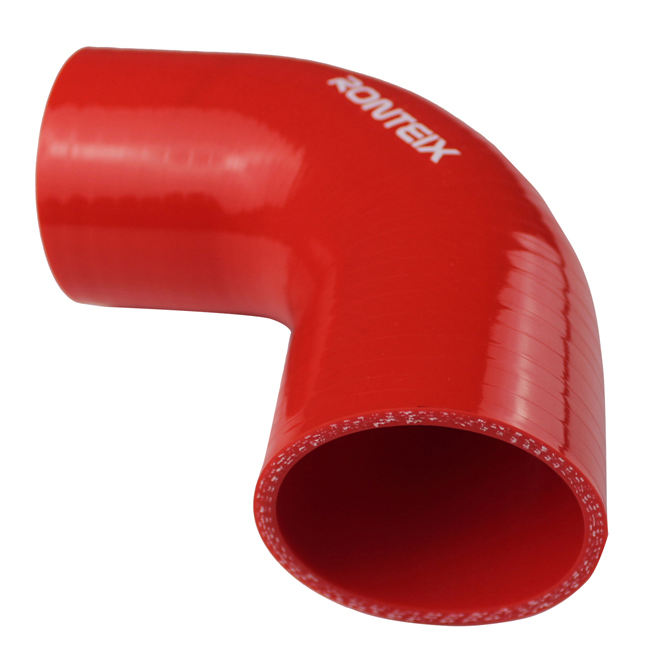 Black 3.75" 90 Degree Elbow Silicone Hose Coupler