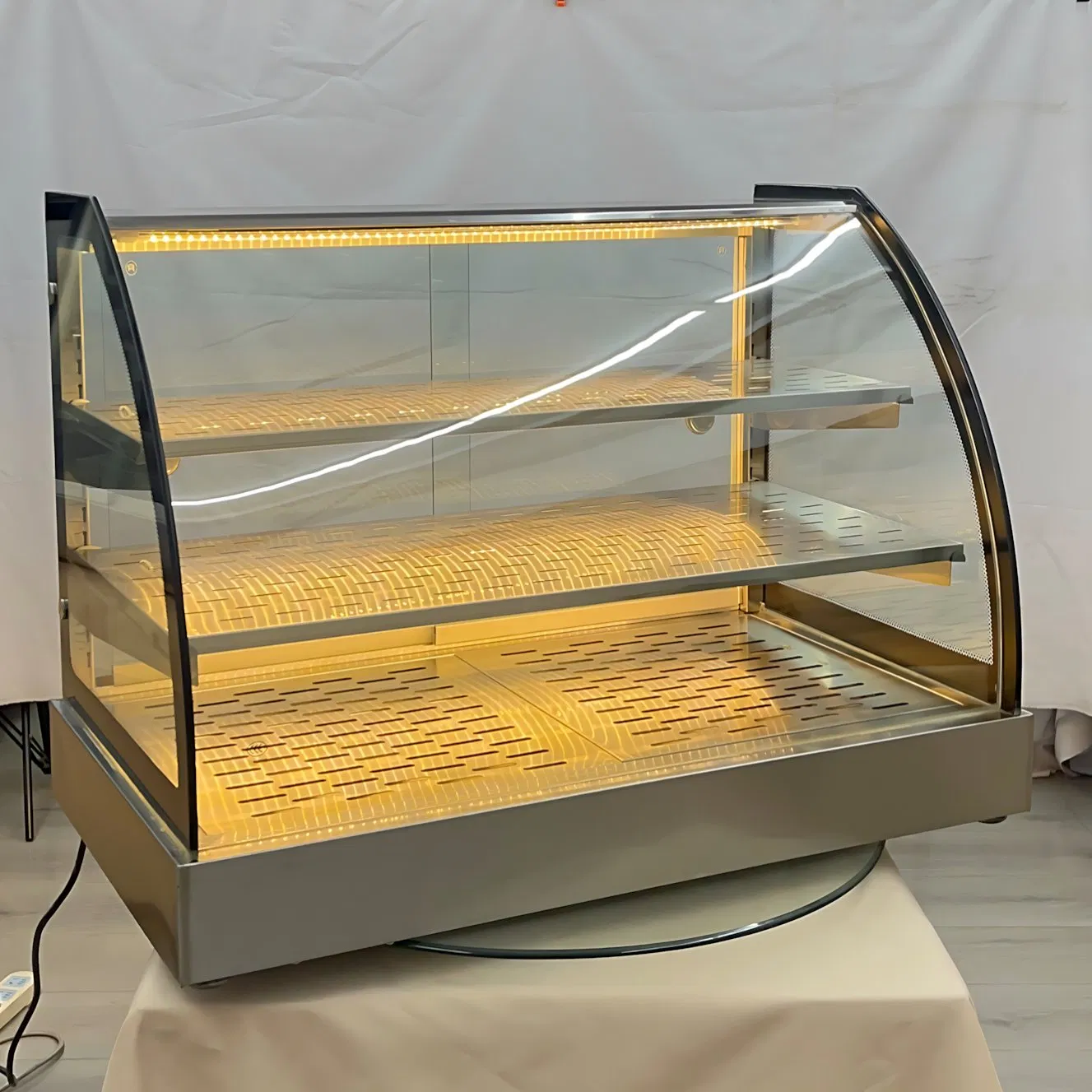 Wholesale Price Premium Quality Curved Food Warming Display for Large Quantity Orders