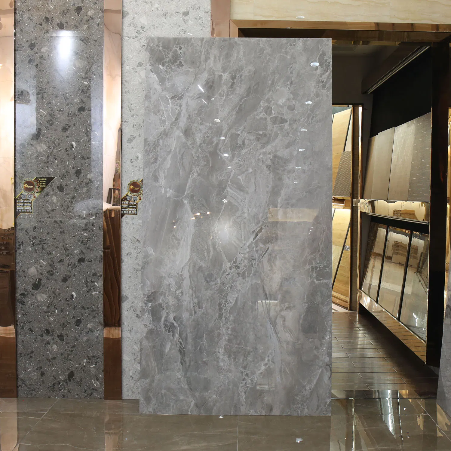 1200X2400 New Model Glossy Ceramic Tiles Dubai Slab Tiles