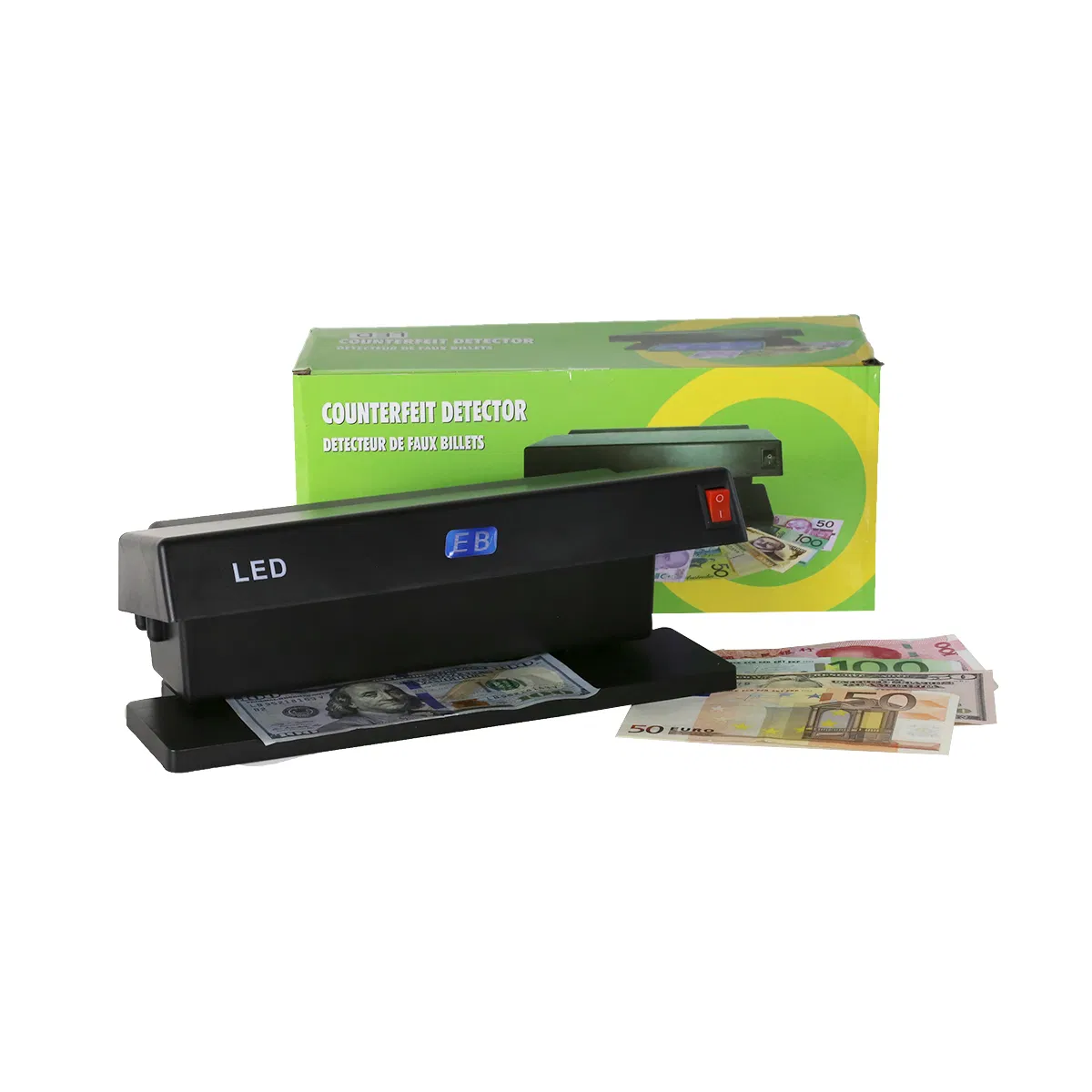 DC-2028 Simple And Safe Multi-Currency Precise Uv Light Fake Money Detector