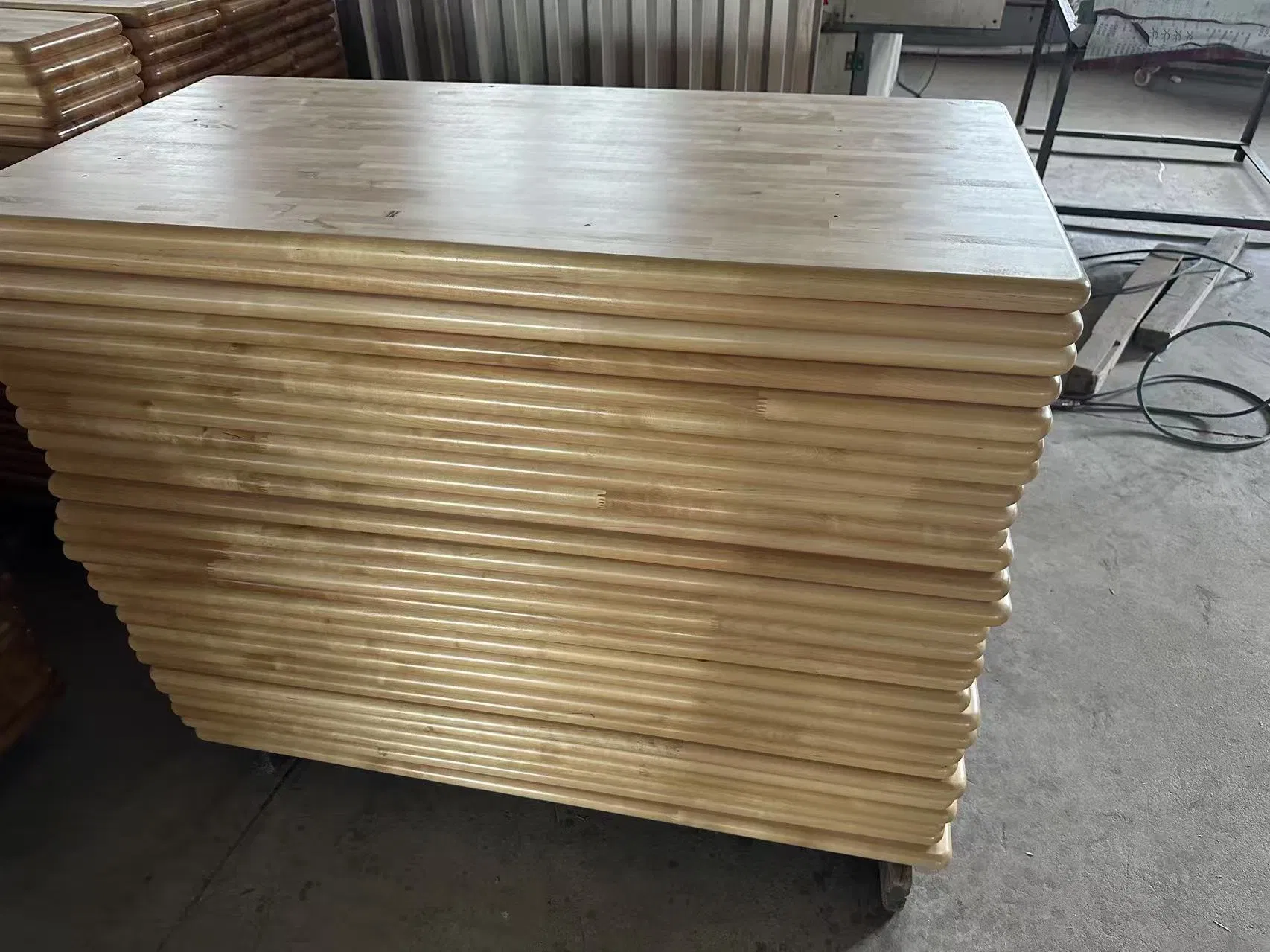 Premium Oak and Birch Solid Wood Worktops Stable Grain, Crack-Free Furniture
