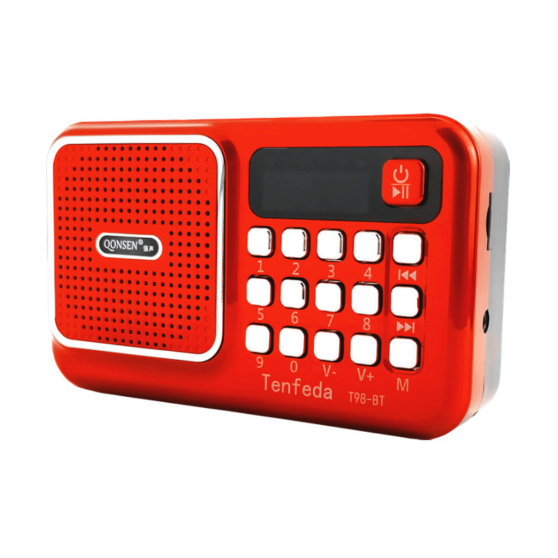 Портативное цифровое FM радио с фонариком и зарядкой