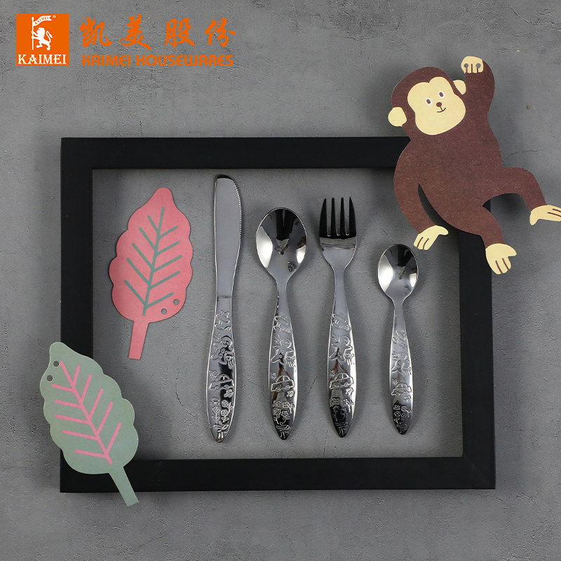 High Quality Stock Hotel Stainless Steel 18/0 18/10 Metal Cutlery Silver Flatware Tableware Set