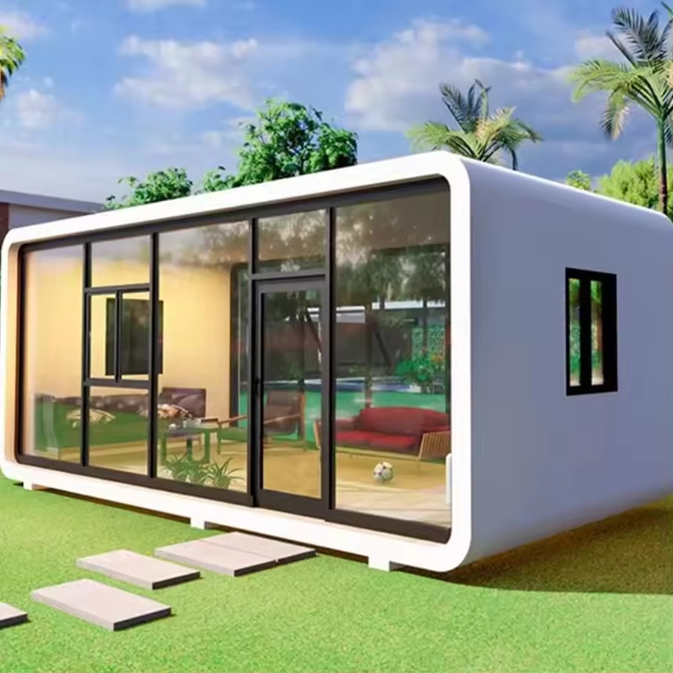 20/40FT Prefab Cabin Houses Garden Living Container Homes Apple Cabin Capsule Portable Cabin House