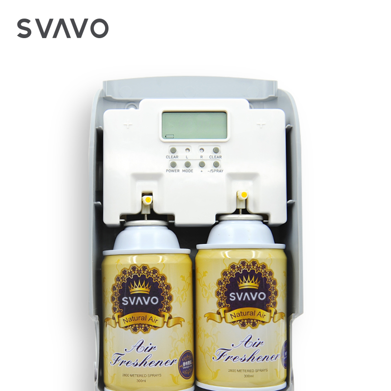 Toilet Room Deodorizer Machines Wall Mounted Battery Operated Automatic Air Freshener Perfume Fragrance Spray Aerosol Dispenser