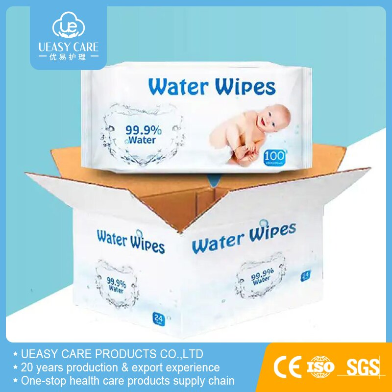 Biodegradable Bamboo Fiber Purified Water Baby Wipes Customized Package Baby Skin Body Mouth Cleaning Care Products Household Cleaning Regular Wet Wipes