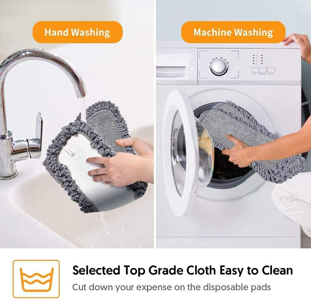 Microfiber Spray Wet Dry Hardwood Kitchen Floor Mop with 360 Degree Swivel Head