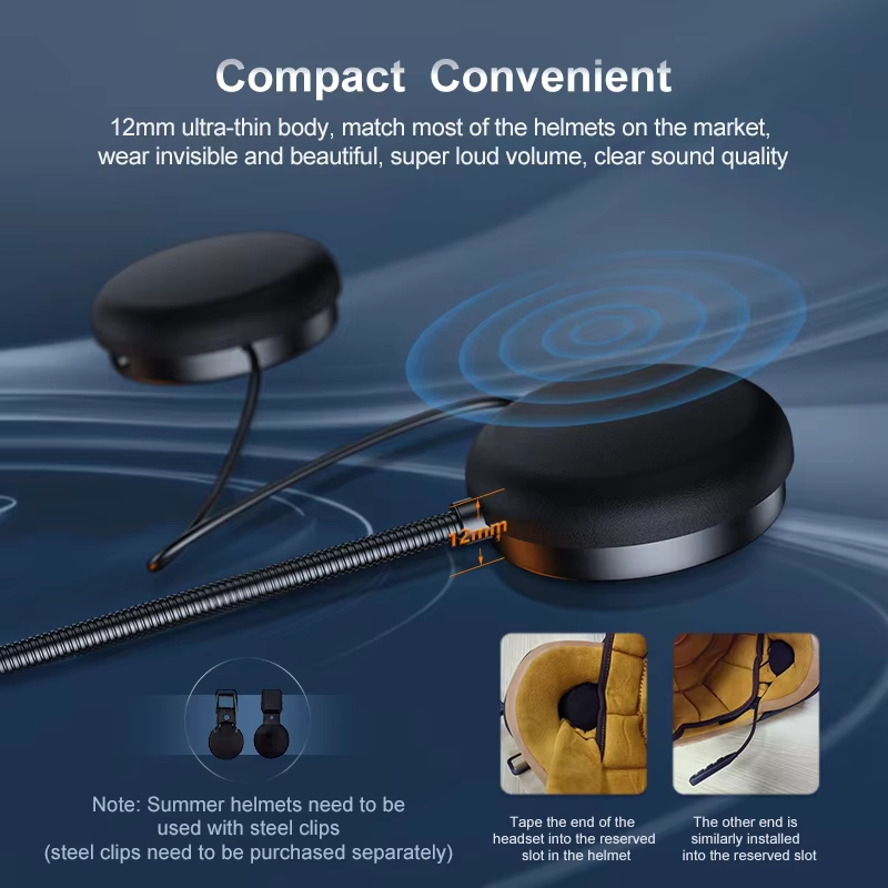 Y1 Wireless Bluetooth Intercom Motorcycle Helmet Headphone Headset Helmet Bluetooth Motorcycle Intercom