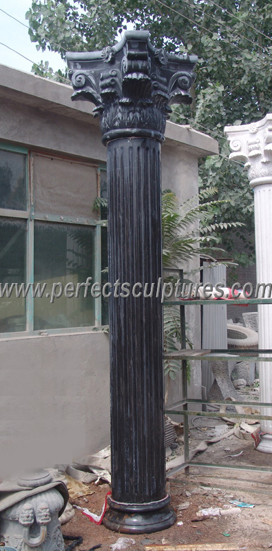 Ornamental Marble Stone Decorative House Pillars Designs (QCM004B)
