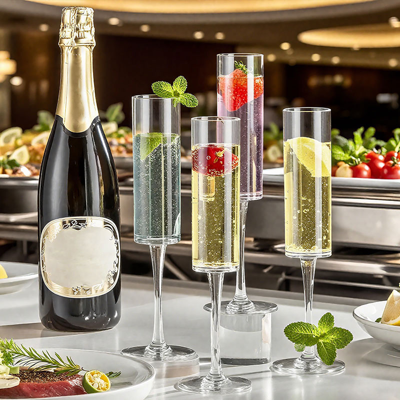 165ml Plastic Champagne Glass Polycarbonate Bar Wine Cup