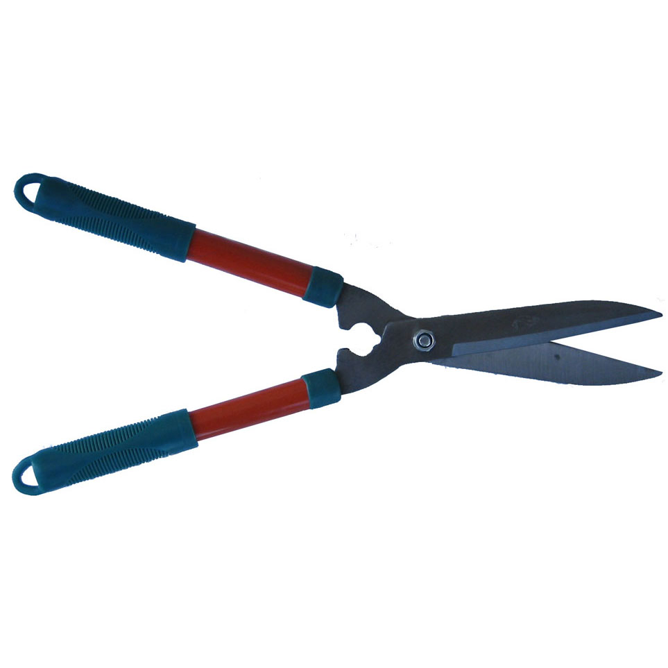 Light Yellow Color Plastic Aluminium Tube Handle Hedge Shear