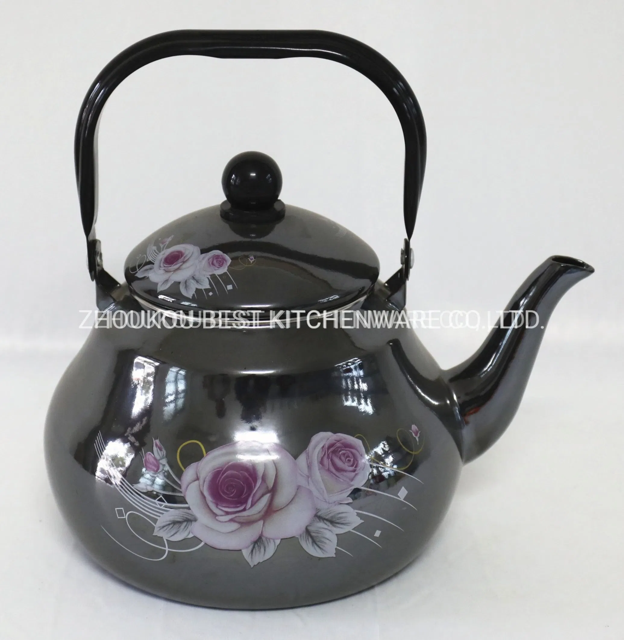 Outdoor Carbon Steel Coffee Pot Enamel Teapot
