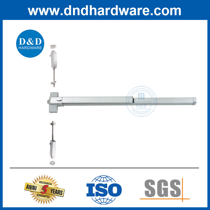 Stainless Steel Panic Bar Vertical Half Length Door Lock Panic Exit Device