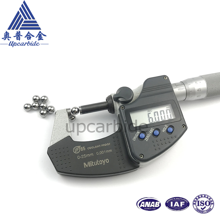 Шарики подшипниковые из карбида вольфрама YG6 6.0 мм