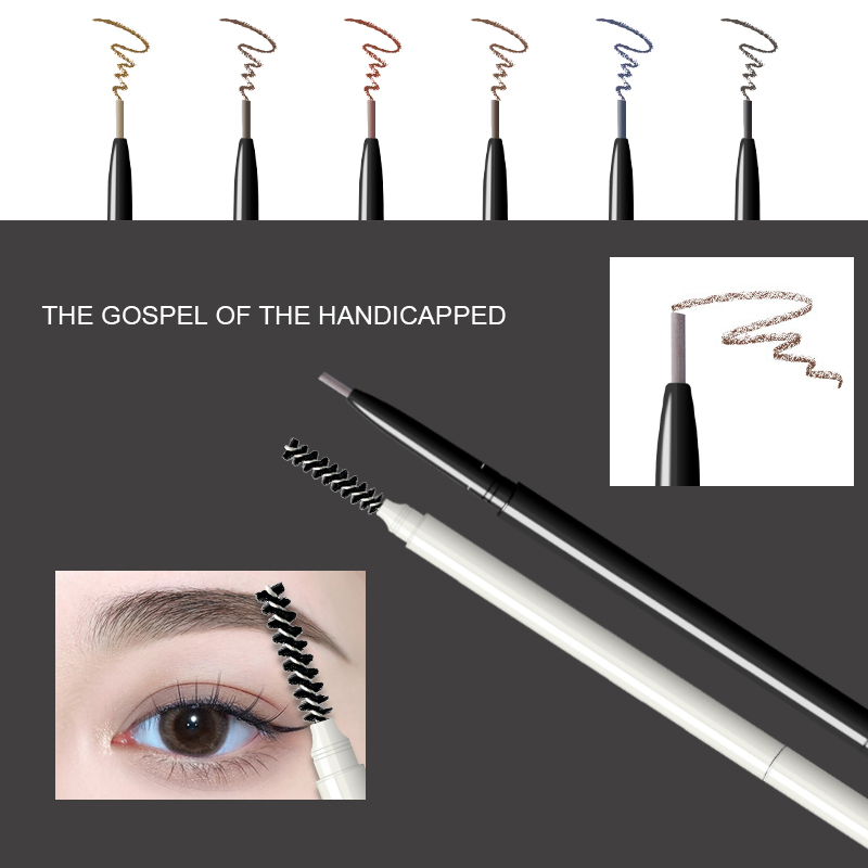 Pigment Black Eyebrow Private Label Vegan Custom Eyebrow Pencil