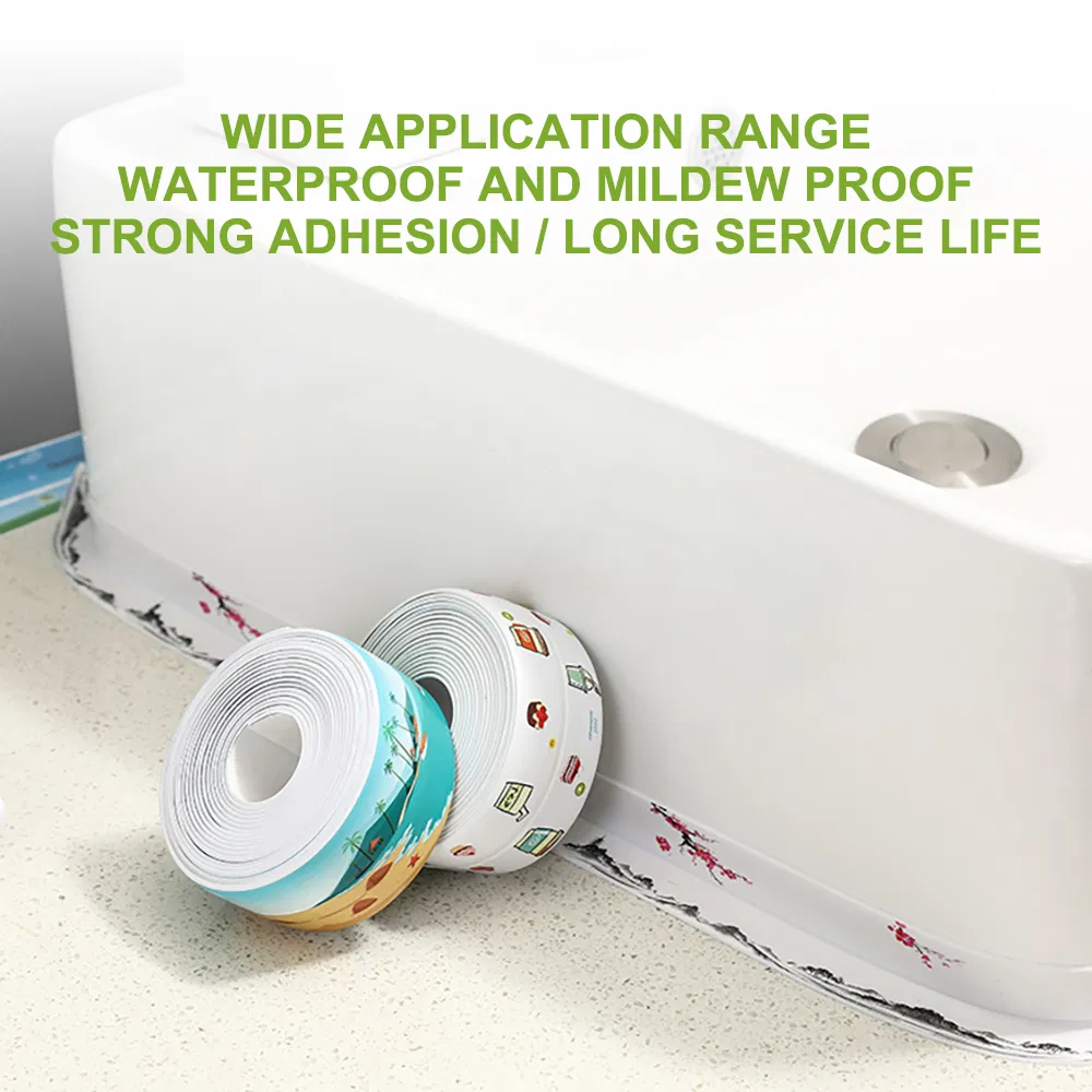 Waterproof Tub and Floor Caulk Strip for Shower Areas