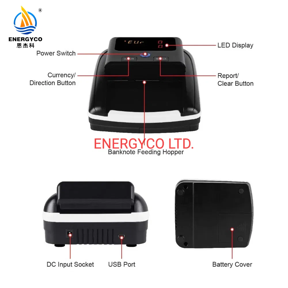 Factory Bulk Price Tr-125 Professional Value Counterfeit Money Detector for Euro, CHF, USD, Sek, GBP Worldwide